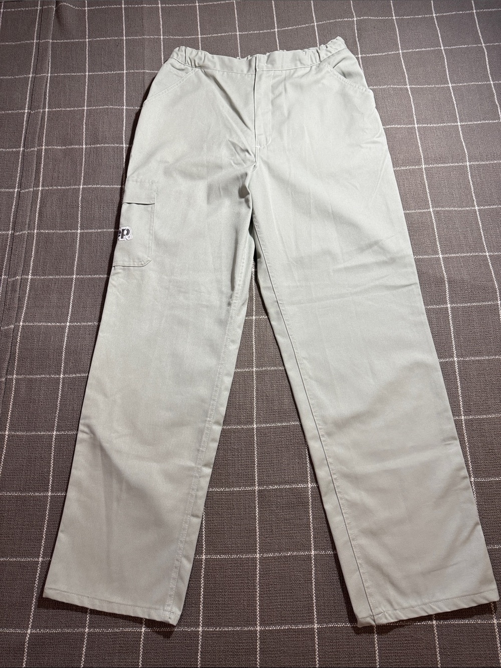 Jeep Men's Cargo Work Pants in Light Gray drawstring - Like New